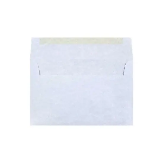 JAM Paper A10 Parchment Invitation Envelopes 6 x 9.5 Blue Recycled 25/Pack (10486) image {1}