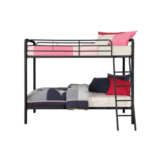 Twin over Twin Evan Metal Bunk Bed - Room & Joy image {5}