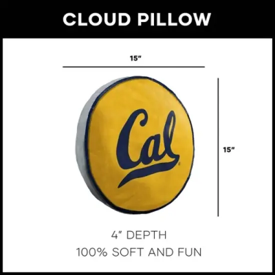 NCAA Cal Golden Bears 15" Circular Cloud Pillow image {4}