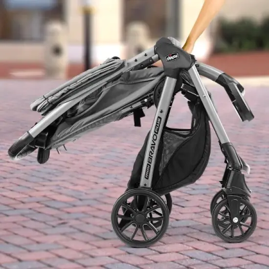 Chicco Mini Bravo Plus Travel System - Slate Gray image {2}