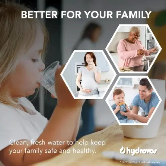 Hydrovos Inline Water Filter for Refrigerator, Ice Maker, Reverse Osmosis System, 1/4" Quick Connect, Reduces Chlorine Taste & Odor image {6}