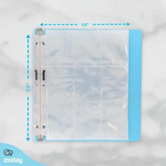 Enday 9-Pockets Sports Card Holder image {4}
