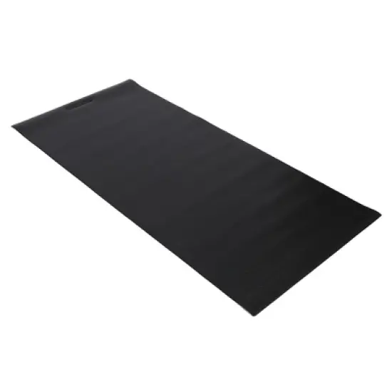 HolaHatha Lightweight Padded Exercise Yoga Mat, Non Slip Thick Foam Foldable Pad for Stretching and Workout Activity, 79 x 35.5" Medium, Grey image {6}