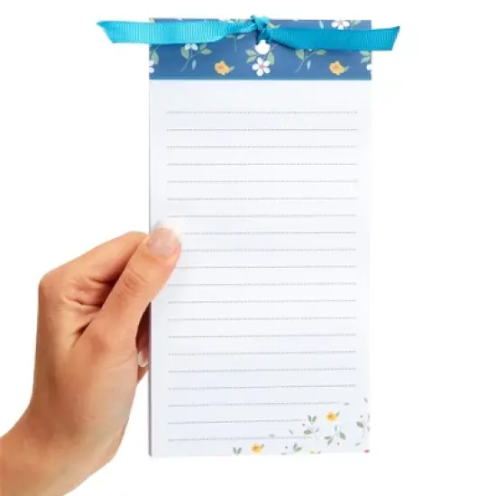 Juvale 6-Pack Magnetic Notepads for Refrigerator - Floral Shopping List, To-Do, Memo, Scratch Pads (4x8 In, 60 Sheets Each) image {4}