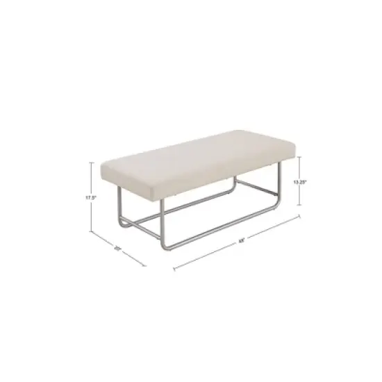 Eve Bench Ivory - Martha Stewart image {7}