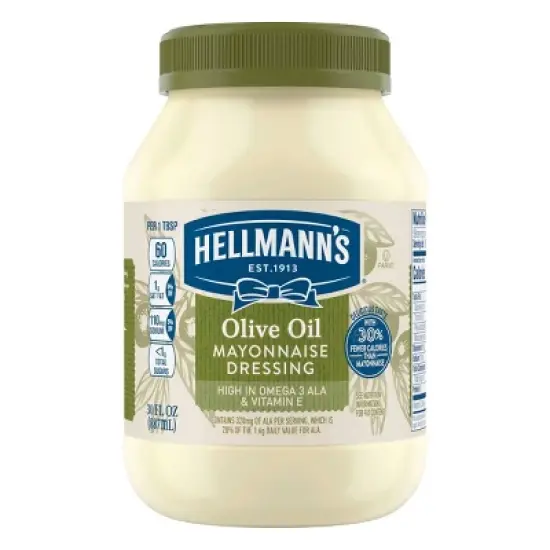 Hellmann's Mayonnaise Dressing with Olive Oil 30oz image {7}
