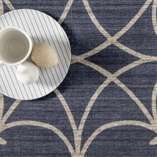 nuLOOM Chara Traditional Vines Machines Washable Indoor/Outdoor Patio Area Rug image {5}