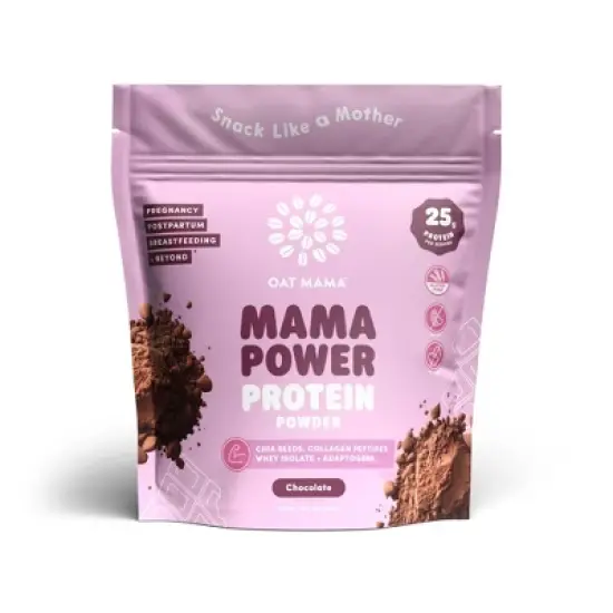 Oat Mama Power Protein Powder - Chocolate - 3.6oz image {8}