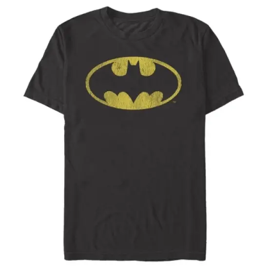 Men's Batman Logo Retro Caped Crusader T-Shirt image {4}