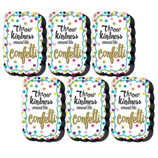 Teacher Created Resources&reg; Confetti Magnetic Whiteboard Eraser, Pack of 6 image {3}