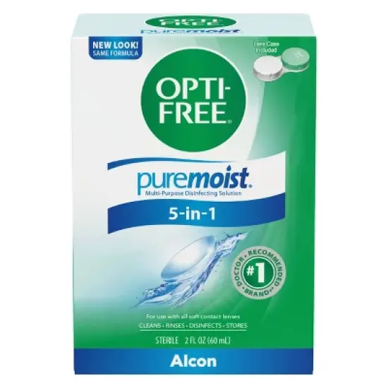 Opti-Free PureMoist Multi-Purpose Disinfecting Contact Lens Solution - 2 fl oz image {6}