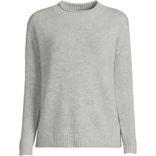 Lands' End Women's Cashmere Easy Fit Crew Neck Sweater image {5}