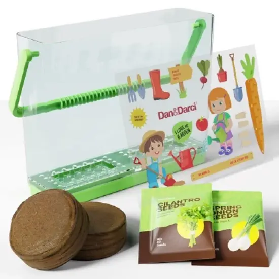 Dan&Darci Kids Root Viewer &ndash; Grow Your Own Vegetable Garden, Includes Seeds, Soil Discs, and Stickers, Educational Gift for Kids&ndash; Ages 6+ image {3}