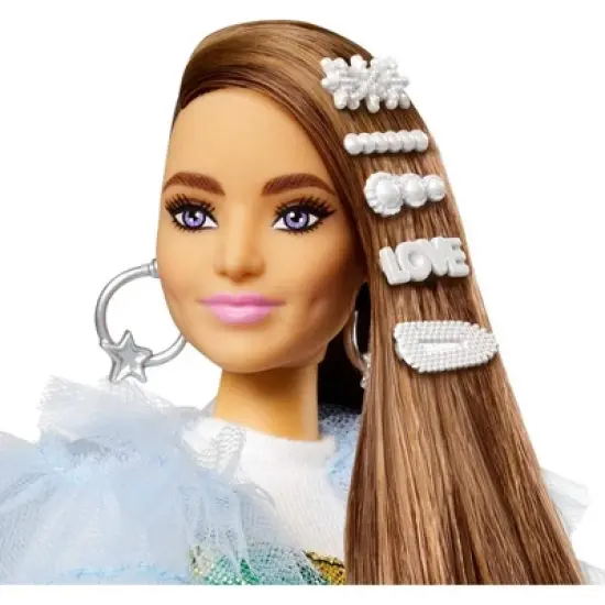 Barbie Extra Doll - Shine Bright Like the Stars Ruffle Coat image {2}