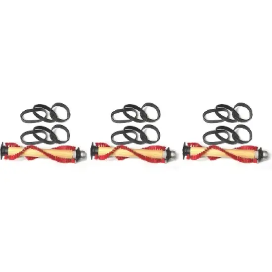 For ORECK XL CnMUIi Vacuums BEST Roller, Brush Set (Pack of 3) image {1}