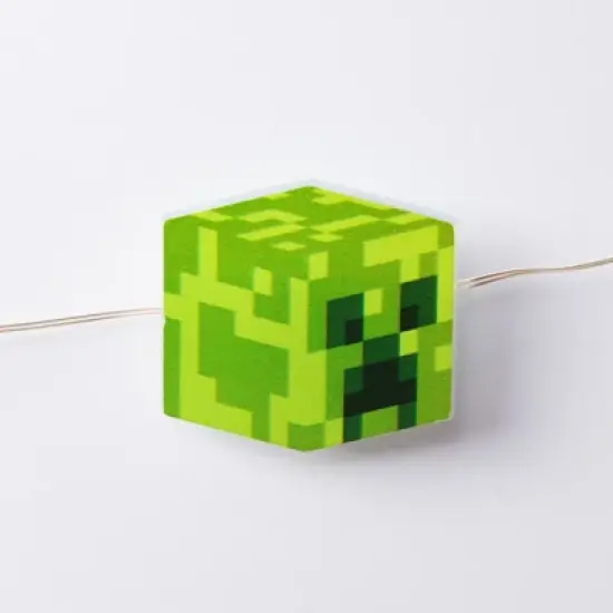 Ukonic Minecraft Creeper and TNT Block LED String Lights image {2}