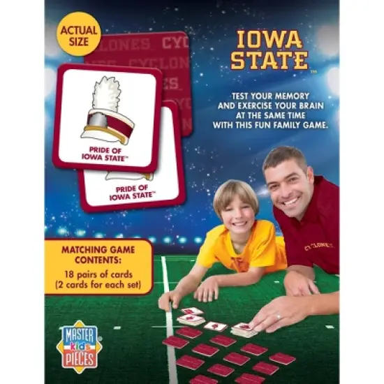 MasterPieces Officially Licensed NCAA Iowa State Cyclones Matching Game for Kids and Families image {3}