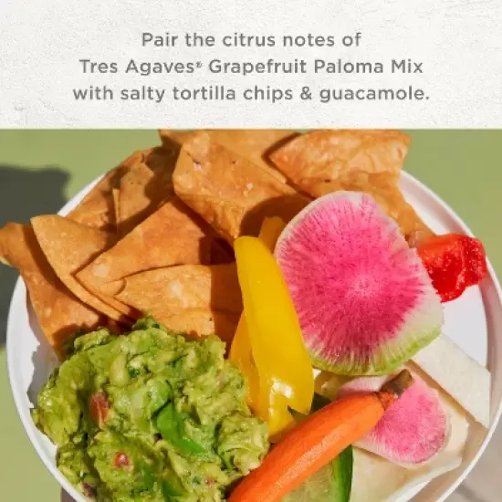 Tres Agaves Organic Grapefruit Paloma Margarita Mix - 1.0L Bottle image {2}