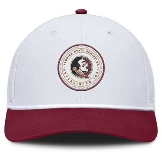 NCAA Florida State Seminoles Structured Mesh Snapback Hat image {1}
