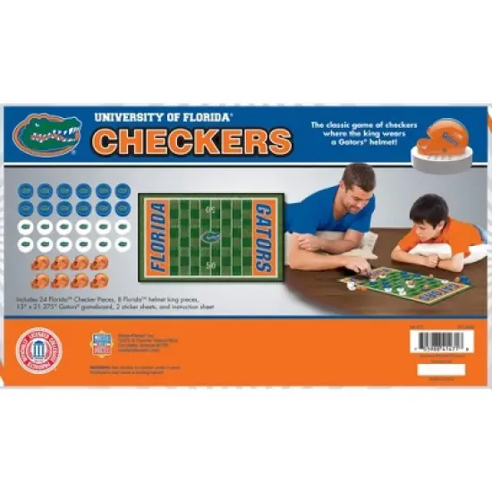MasterPieces Officially licensed NCAA Florida Gators Checkers Board Game for Families and Kids ages 6 and Up image {3}
