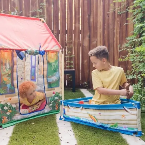 Melissa & Doug Let's Explore Park Ranger Cabin and Boat image {1}