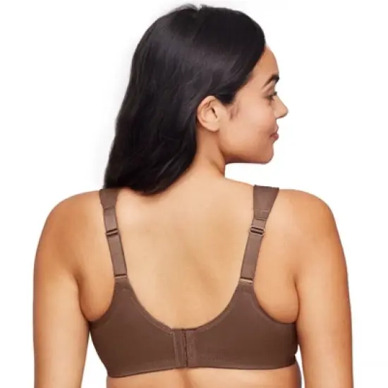 Glamorise Womens Low Cut WonderWire Lace Underwire Bra 1240 Mocha image {1}