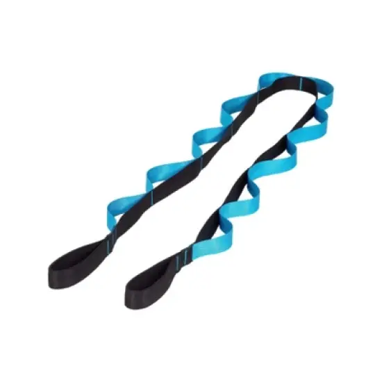 Toyzone World Blue Black Nylon Yoga Strap image {3}