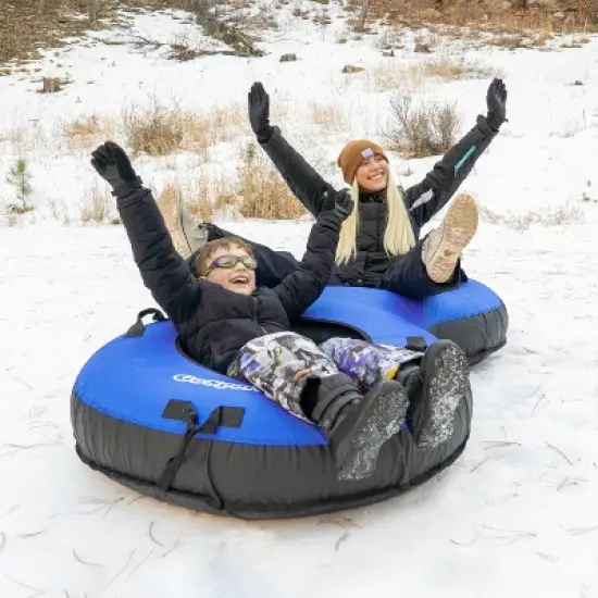 GoSports Heavy-Duty 2 Person Winter Snow Tube with Premium Canvas Cover image {1}