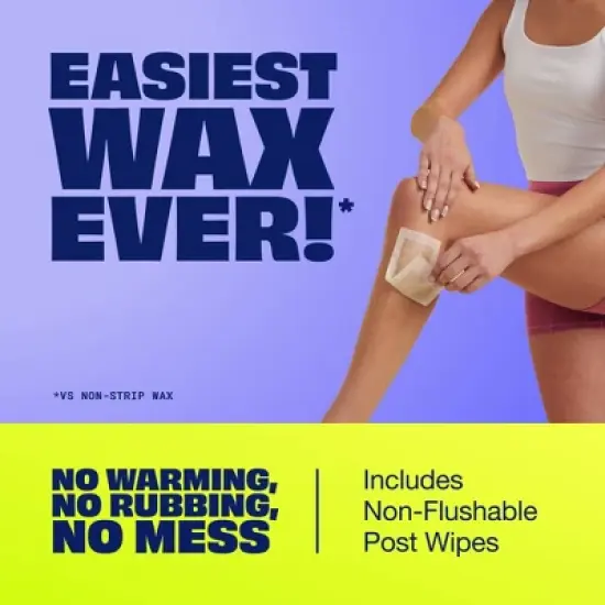 Nair Sensitive Hair Remover Legs & Body Wax Strips - 40ct image {8}