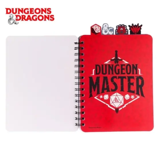 Inkology, LLC Dungeons & Dragons Monsters 4-Tab Spiral Notebook With 160 Dotted Sheets image {2}