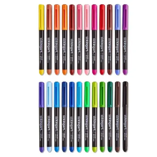 KINGART PRO Coloring Brush Pens 24 Colors image {8}