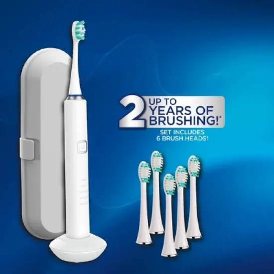 Miracle Smile Sonic Toothbrush - White image {2}