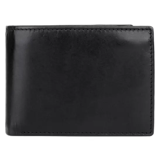 Dopp Regatta Convertible Billfold Wallet with Zip Bill Compartment - Black image {2}