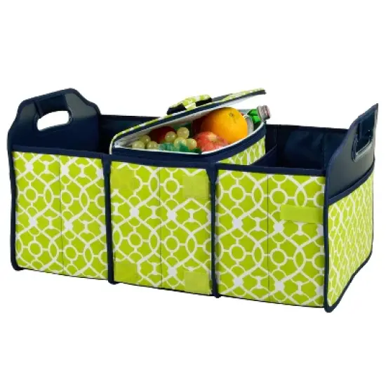 Picnic at Ascot Original Folding Trunk Organizer with Removable Cooler - Durable No Sag Design image {11}