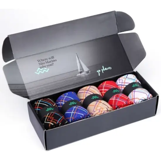 Mio Marino Men's Groovy Designer Dress Socks 5 Pack image {4}