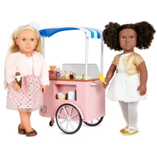 Our Generation Two Scoops Ice Cream Cart Accessory Set for 18" Dolls image {3}