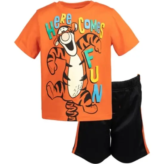 Disney Winnie the Pooh Tigger T-Shirt and Mesh Shorts Outfit Set Toddler  image {9}