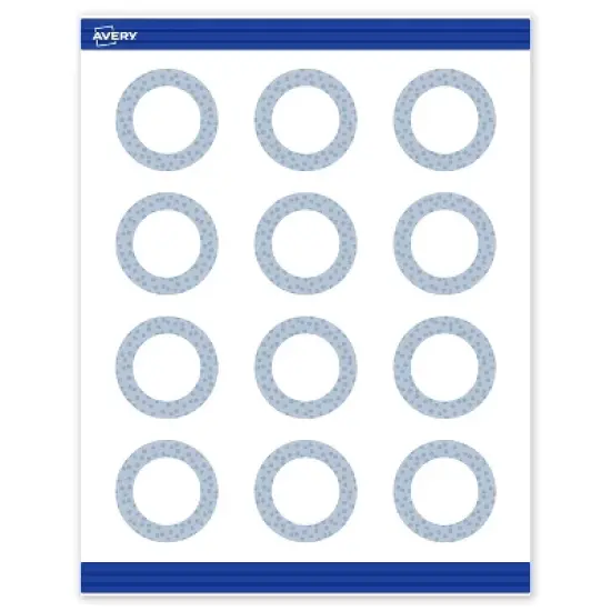 Avery Round Business Cards, Polka Dots Design, 2", 120ct image {9}