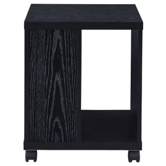 Russell 2 Drawer Mobile CPU Stand with Caster Wheels - Coaster image {6}