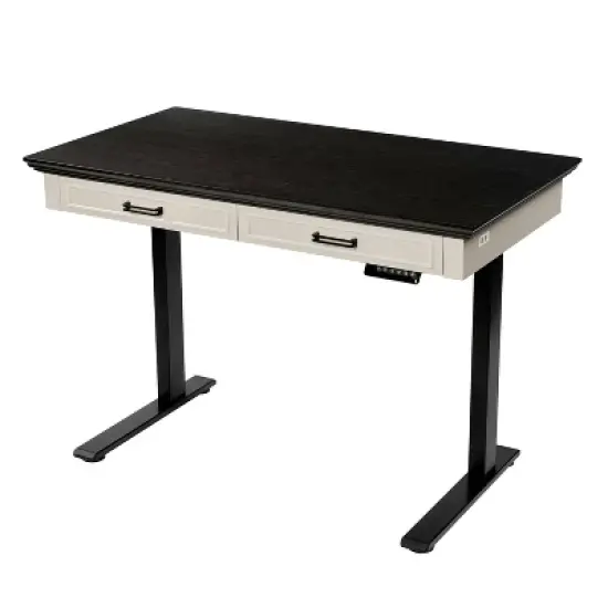 47" Losondo Transitional Height Adjustable Desk with USB Ports - HOMES: Inside + Out image {15}