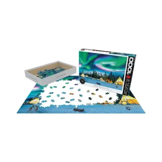 EuroGraphics Northern Lights Yellowknife Jigsaw Puzzle - 1000pc image {2}