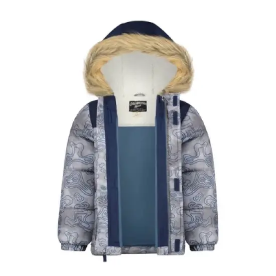 OshKosh B'gosh&reg; Toddler Boys' Camouflage Snow Bib and Jacket Set Blue 3T image {2}