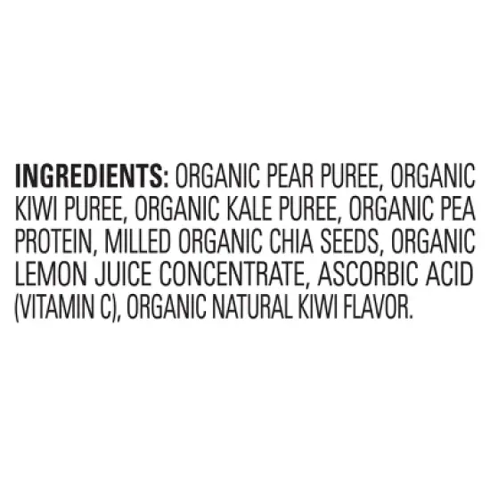 HappyTot Fiber & Protein Organic Pears Kiwi & Kale Baby Food Pouch - 4oz image {3}