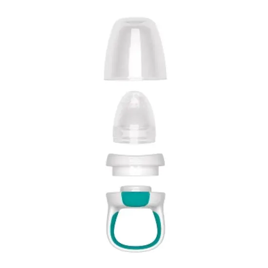 OXO TOT Silicone Self Feeder - 2pk - Pink/Teal image {1}