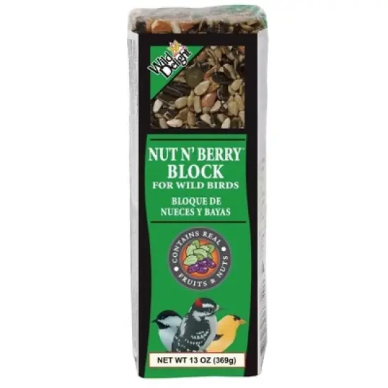 Wild Delight Nut N Berry Bird Food Block, 13 Ounces image {1}