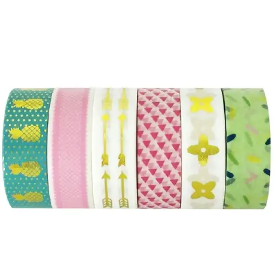 Wrapables Washi Masking Tape Collection, Premium Value Pack image {19}