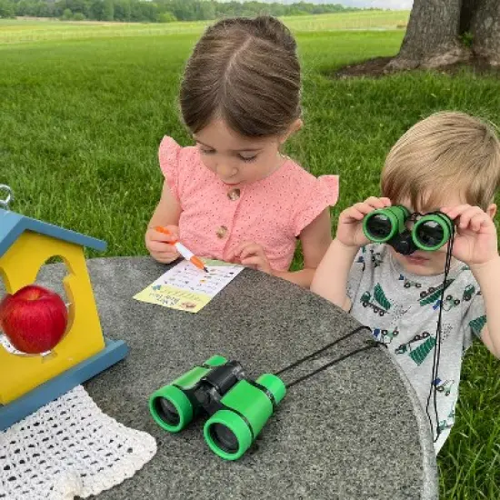 Kids' Bird Watching & Feeding Kit &ndash; Includes Bird Feeder, Binoculars, Suet Recipe, and Activity Set image {2}