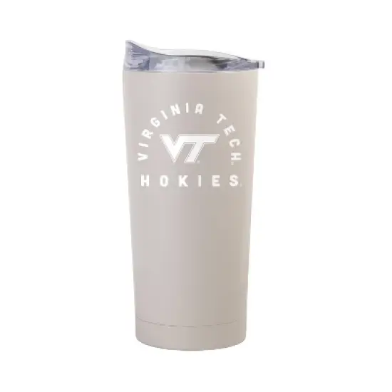 NCAA Virginia Tech Hokies Sand Powder Coat Tumbler - 20oz: Insulated Stainless Steel Drinkware image {2}