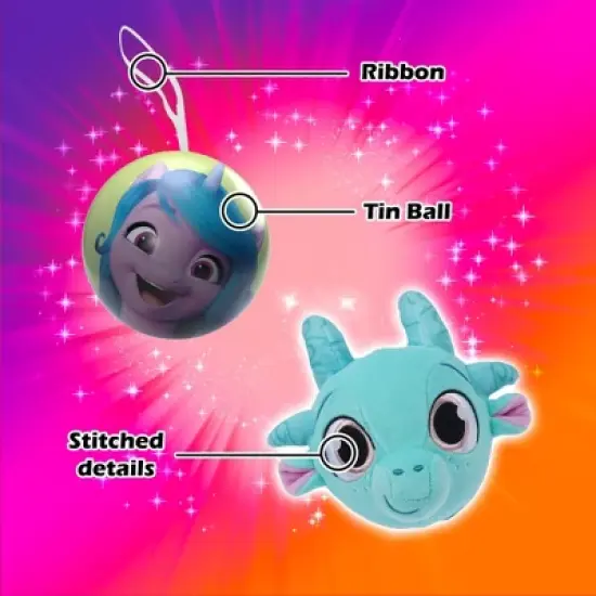My Little Pony MiraBall, 3-in-1 Surprise, Blind Box Toys for Kids - Collectable Characters from TV Shows - Metal Ball, Plush, Stickers, White Ribbon image {7}