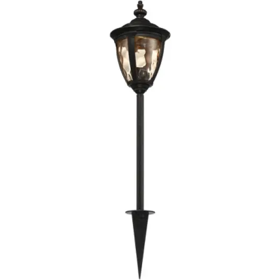 John Timberland Bellagio Collection 22 1/2" High Bronze Landscape LED Path Light image {5}